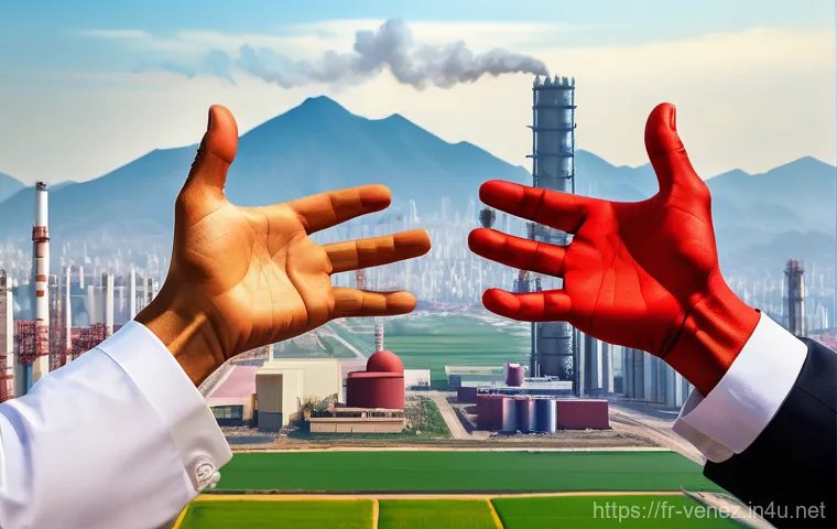 베네수엘라와 중국 경제 협력 관계 - Image Prompt 1: "Ironclad Partnership: A Diplomatic and Economic Nexus"** 베네수엘라와 중국 경제 협력 관계 - Image Prompt 1: "Ironclad Partnership: A Diplomatic and Economic Nexus"**